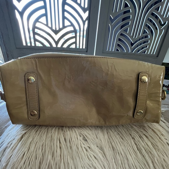 COACH 1941 Handbag Bone Embossed Liquid Gloss Patent Leather - Picture 10 of 16